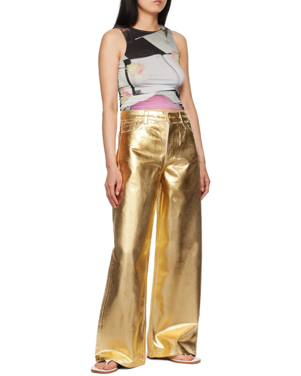Ganni Straight Leg Trousers