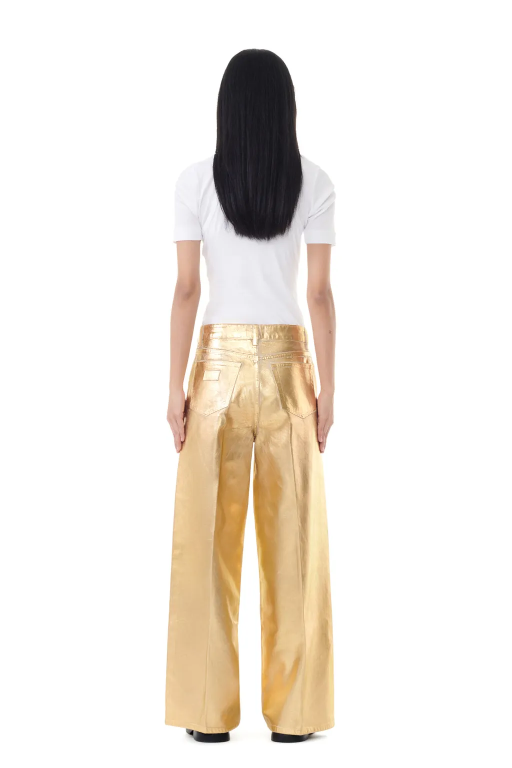 Ganni Straight Leg Trousers