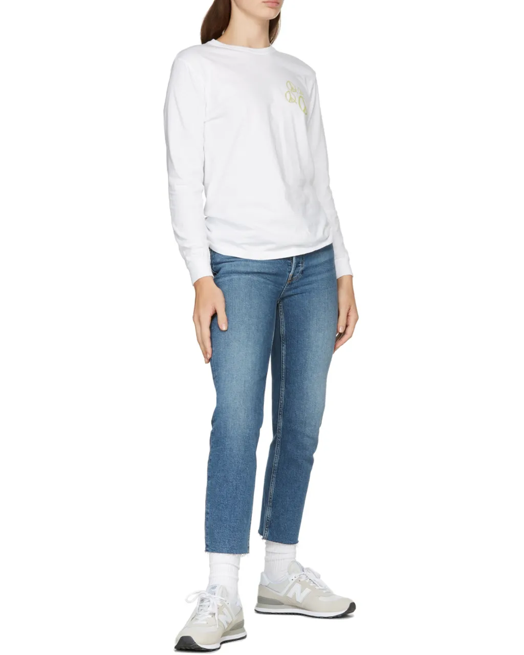 Re/Done High-Rise Stove Pipe Jeans
