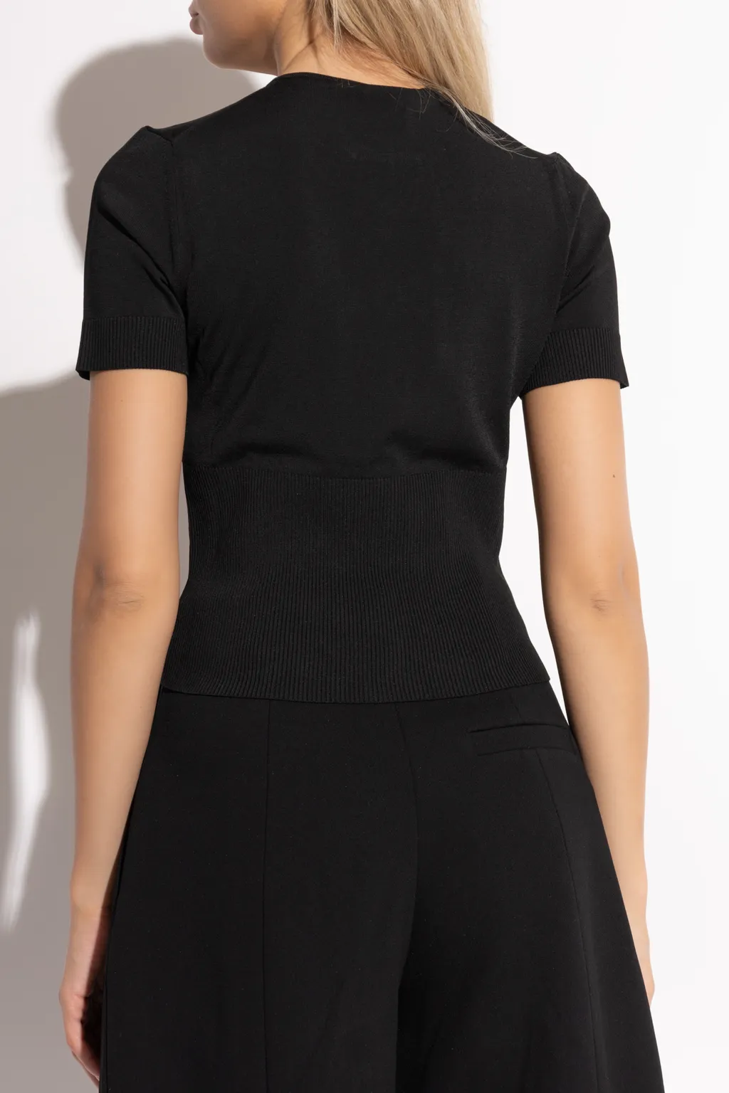 Jacquemus Le Haut Pralù Cropped Knitted Top