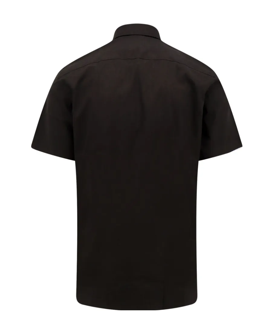 Burberry Logo Embroidered Short Sleeved Shirt