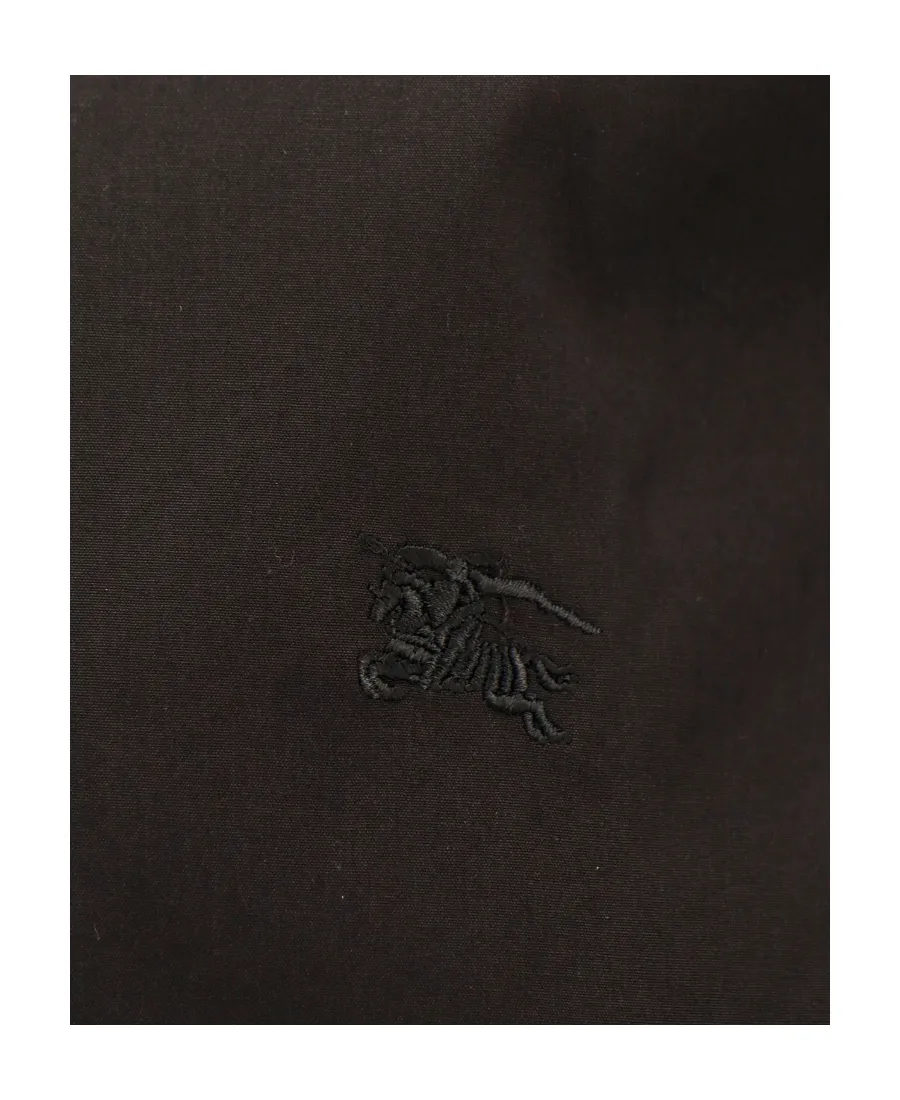 Burberry Logo Embroidered Short Sleeved Shirt
