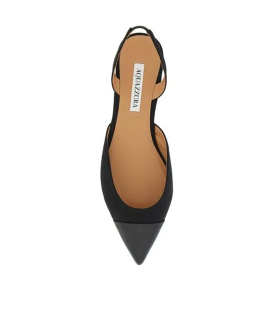 Aquazzura Milanese Slingback Flat Shoes