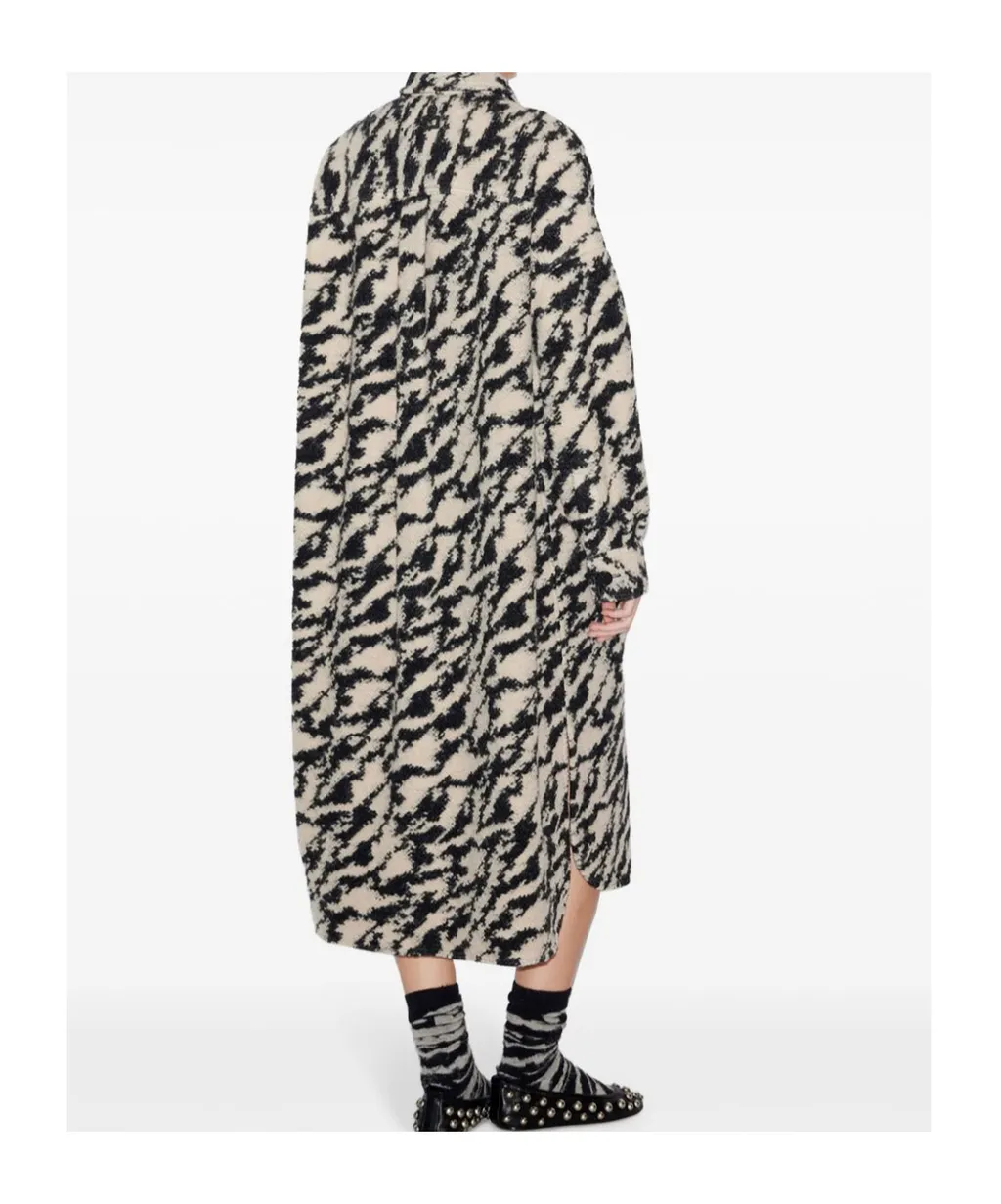 Isabel Marant ÉToile Fontizi Patterned Buttoned Coat