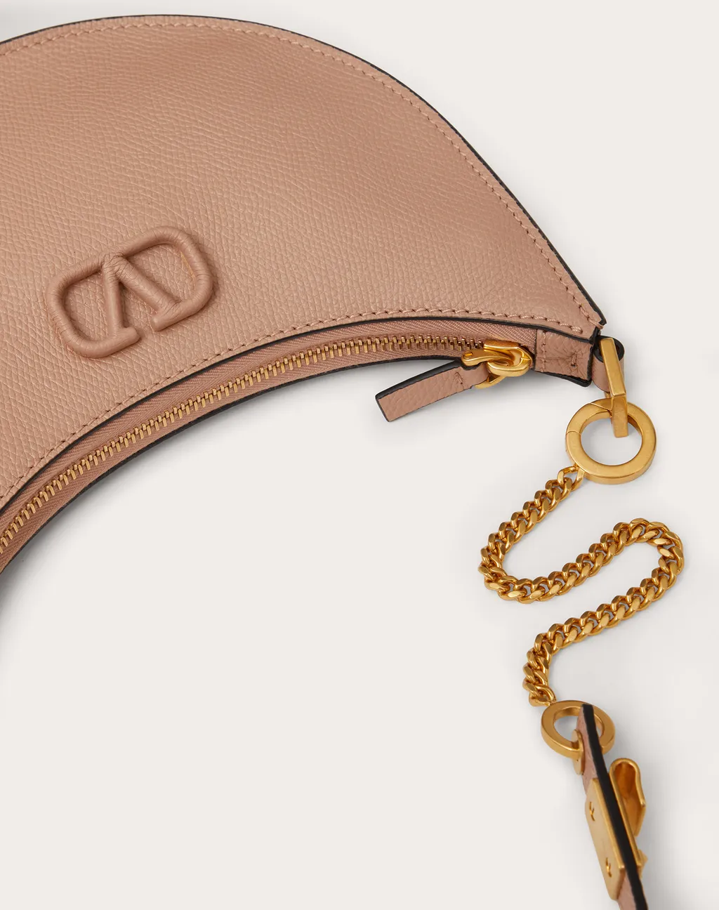 Valentino Vlogo Signature Zip-Up Shoulder Bag