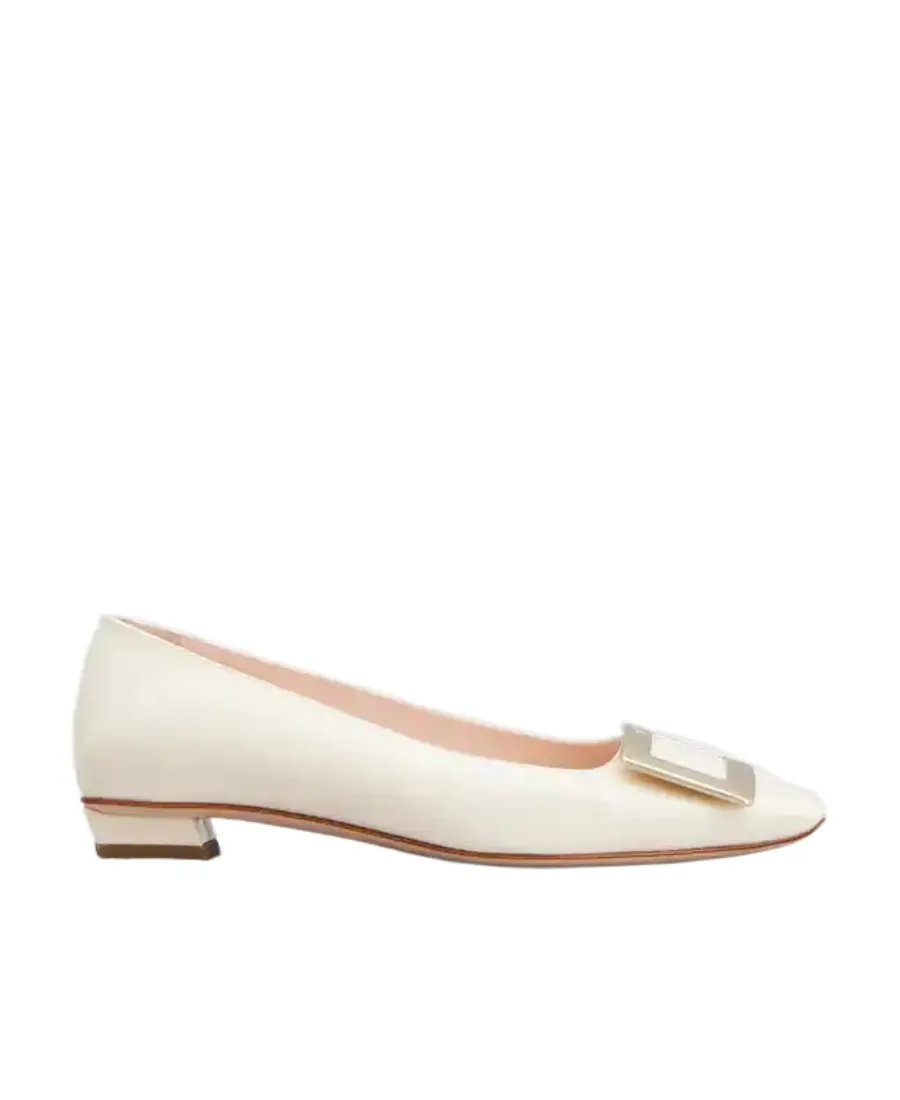 Roger Vivier Belle Buckled Ballerina Flats
