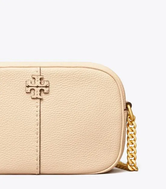 Tory Burch Mcgraw Logo Patch Camera Bag