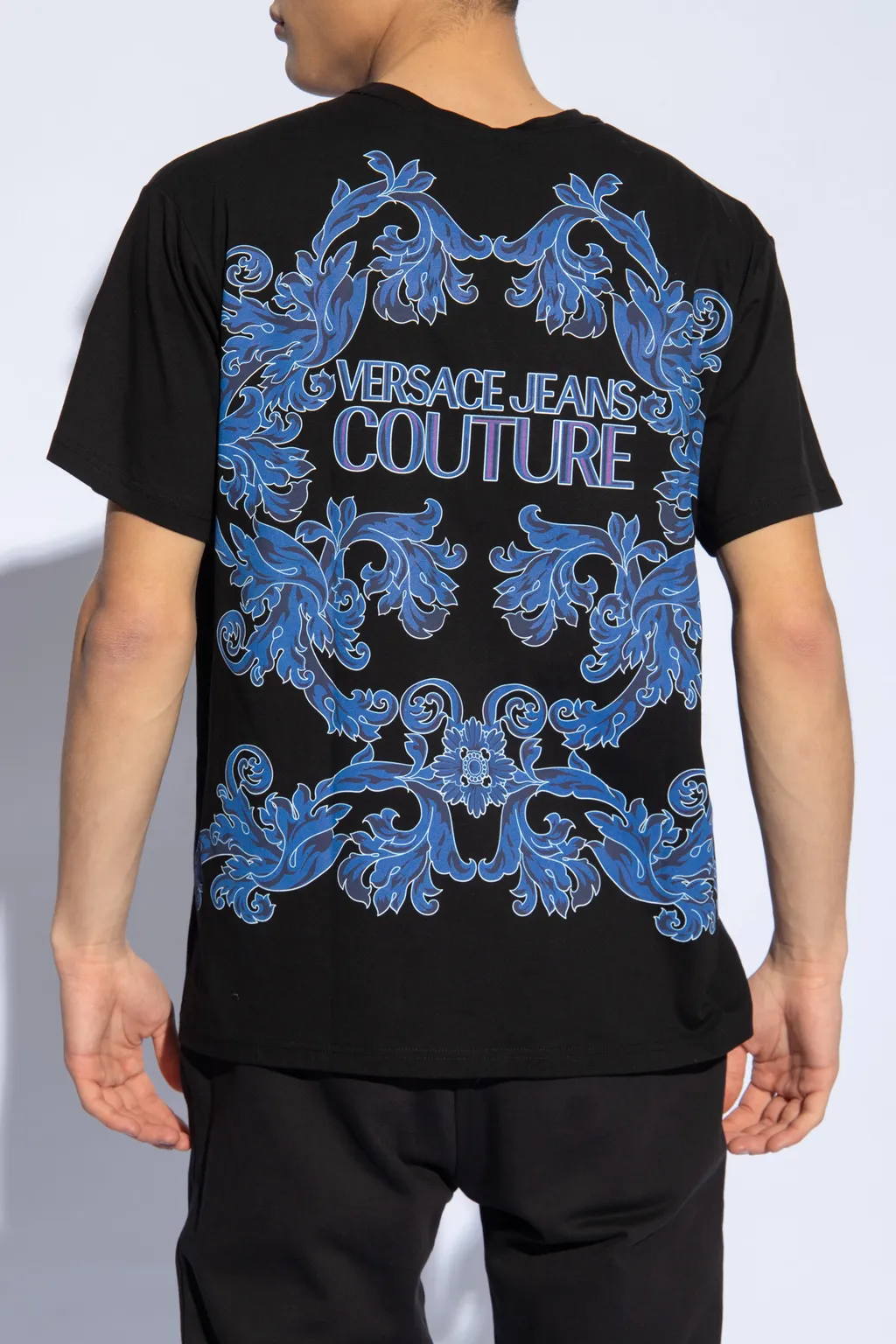 Versace Jeans Couture Logo Printed Crewneck T-Shirt