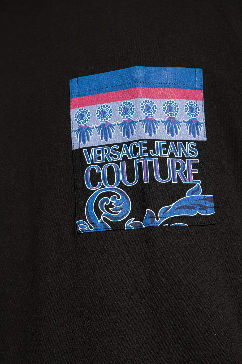 Versace Jeans Couture Logo Printed Crewneck T-Shirt