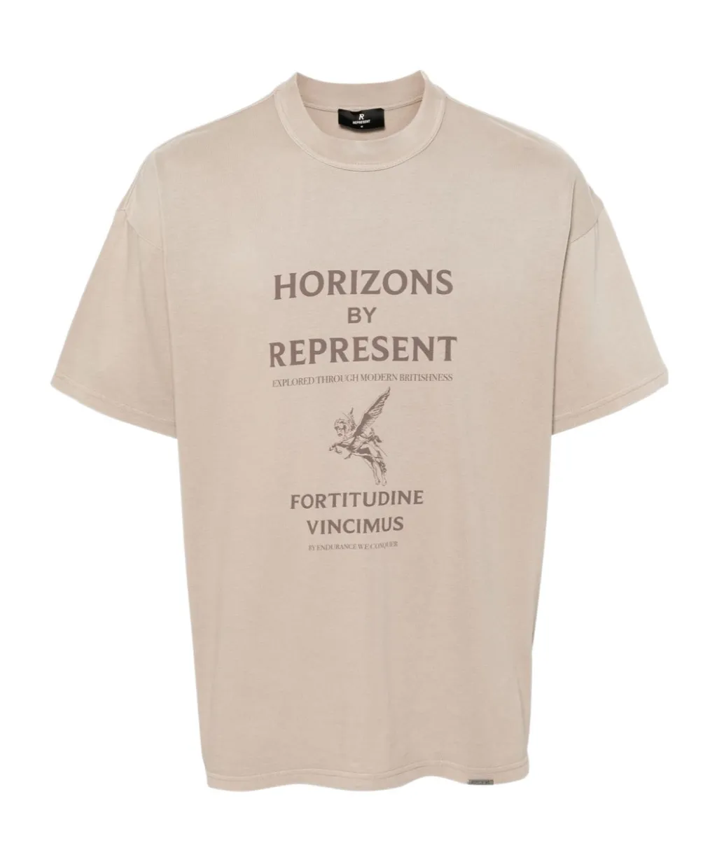 Represent Horizons Slogan Printed T-Shirt