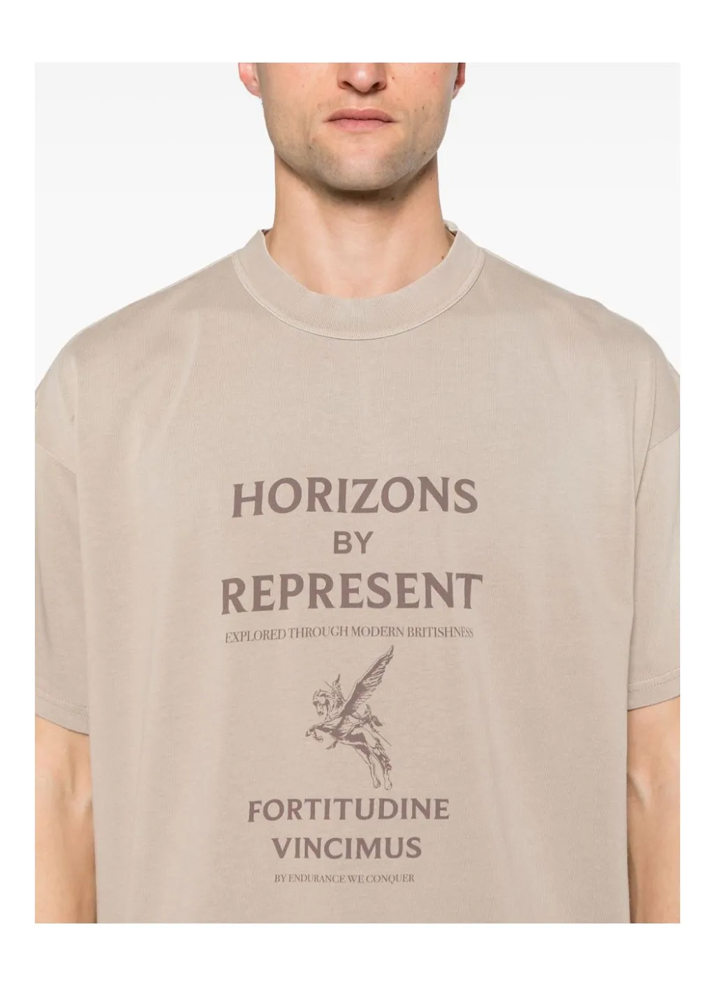 Represent Horizons Slogan Printed T-Shirt