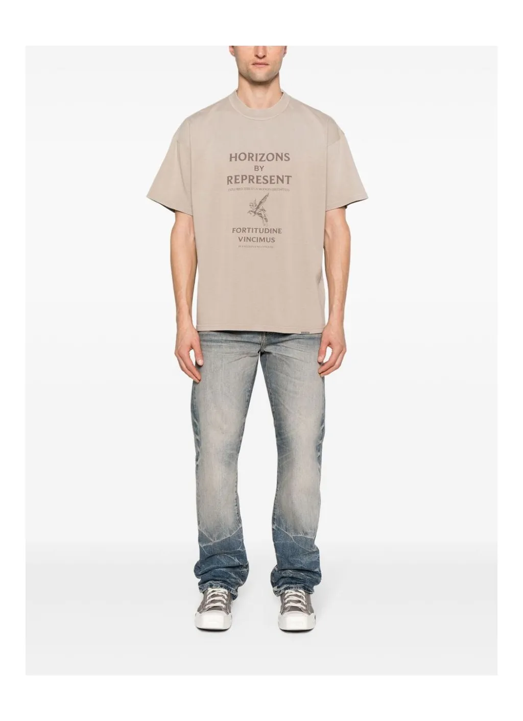 Represent Horizons Slogan Printed T-Shirt