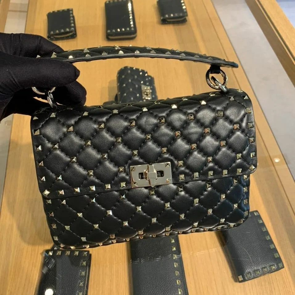 Valentino Garavani Rockstud W Spike Shoulder Bag