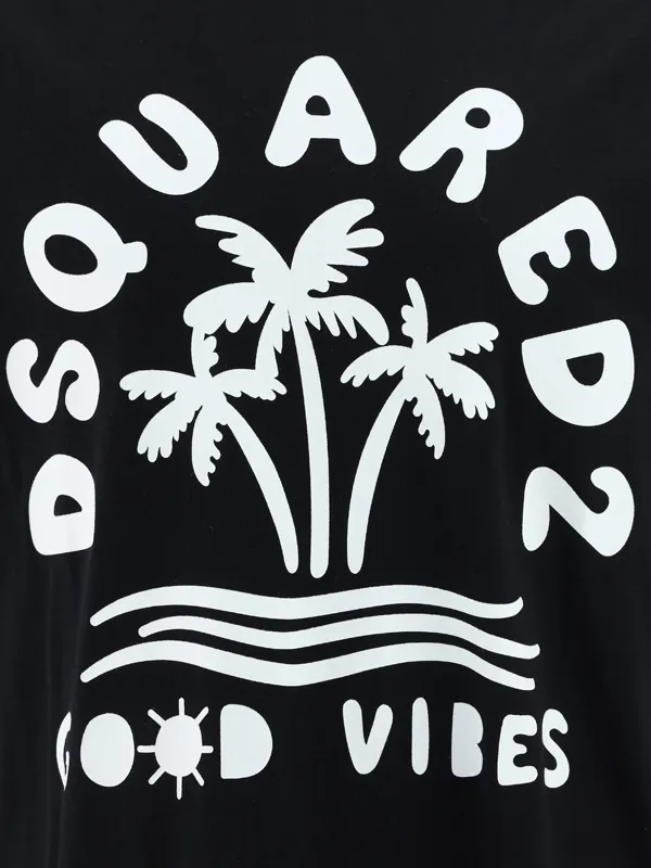 Dsquared2 Logo Printed Crewneck T-Shirt