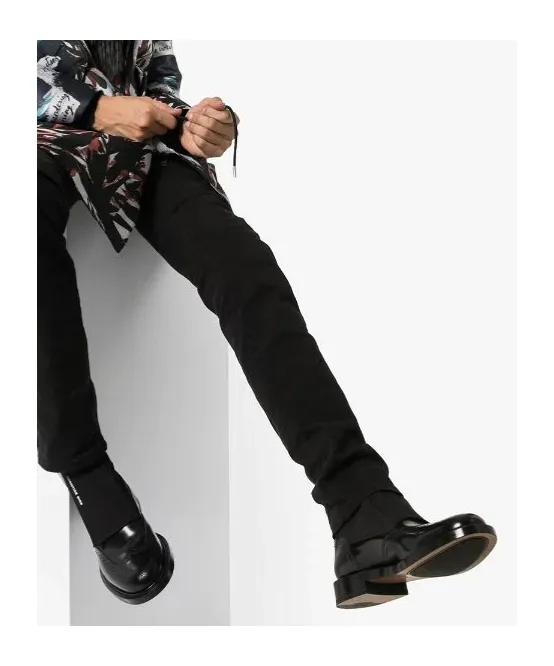 Cordov Nylon Spliced Carved Ankle Boots