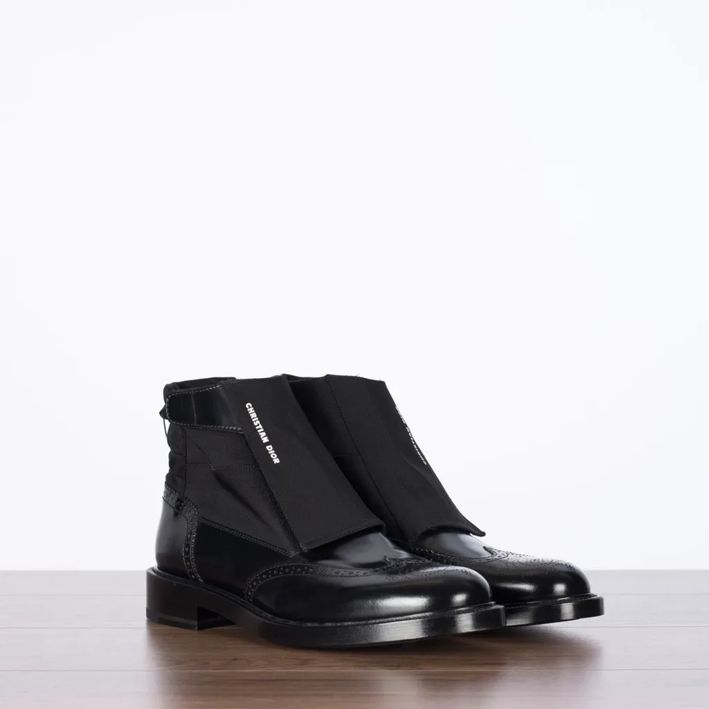 Cordov Nylon Spliced Carved Ankle Boots
