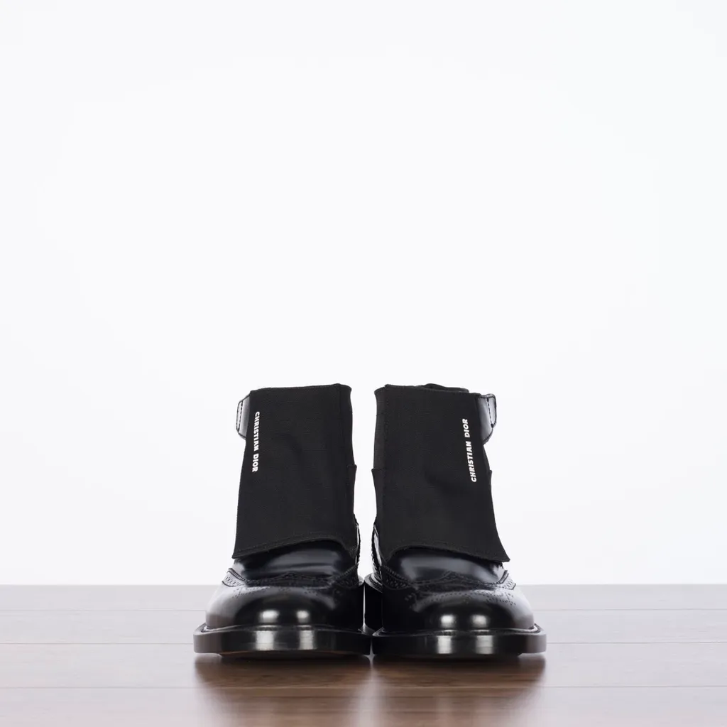 Cordov Nylon Spliced Carved Ankle Boots