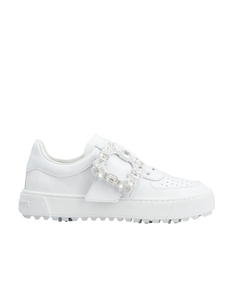 Roger Vivier Embellished Buckle Sneakers