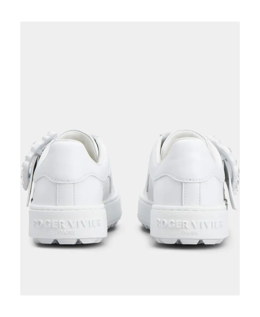 Roger Vivier Embellished Buckle Sneakers