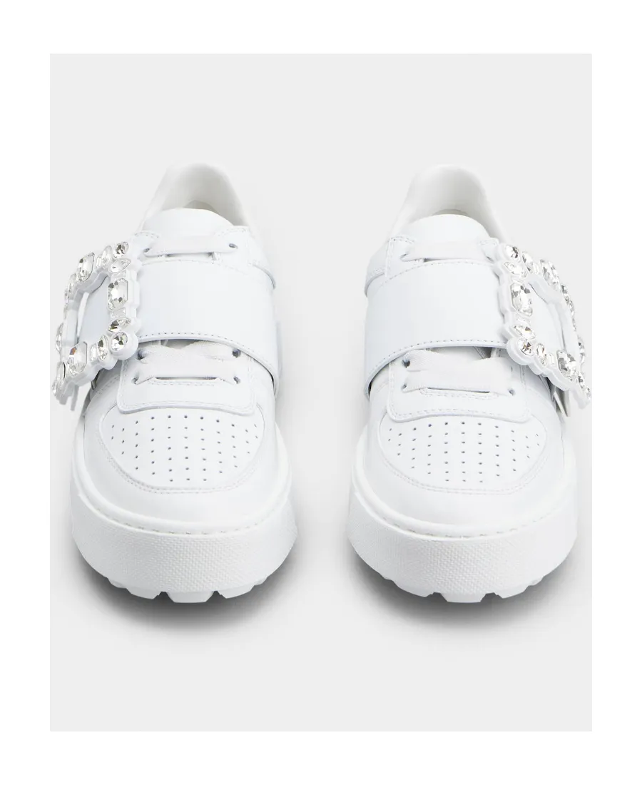 Roger Vivier Embellished Buckle Sneakers