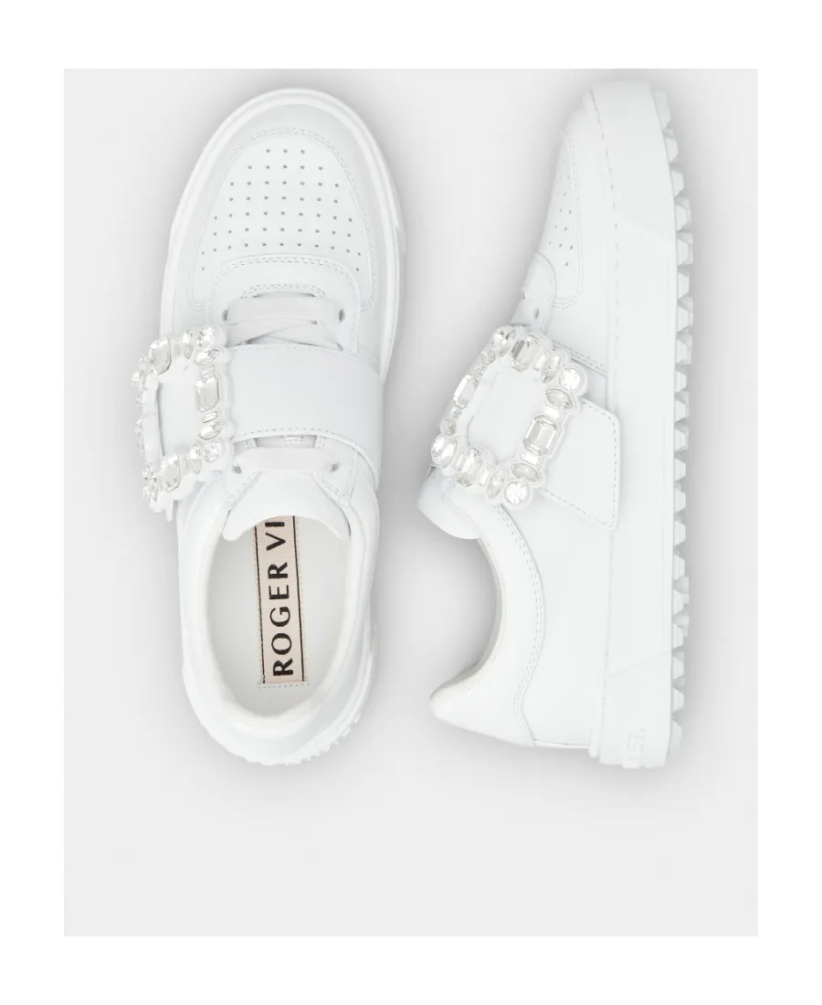 Roger Vivier Embellished Buckle Sneakers