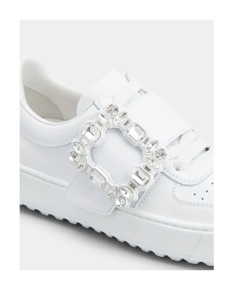 Roger Vivier Embellished Buckle Sneakers