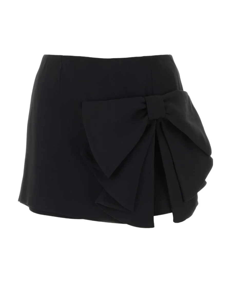 Bow-Detail Mini Skort