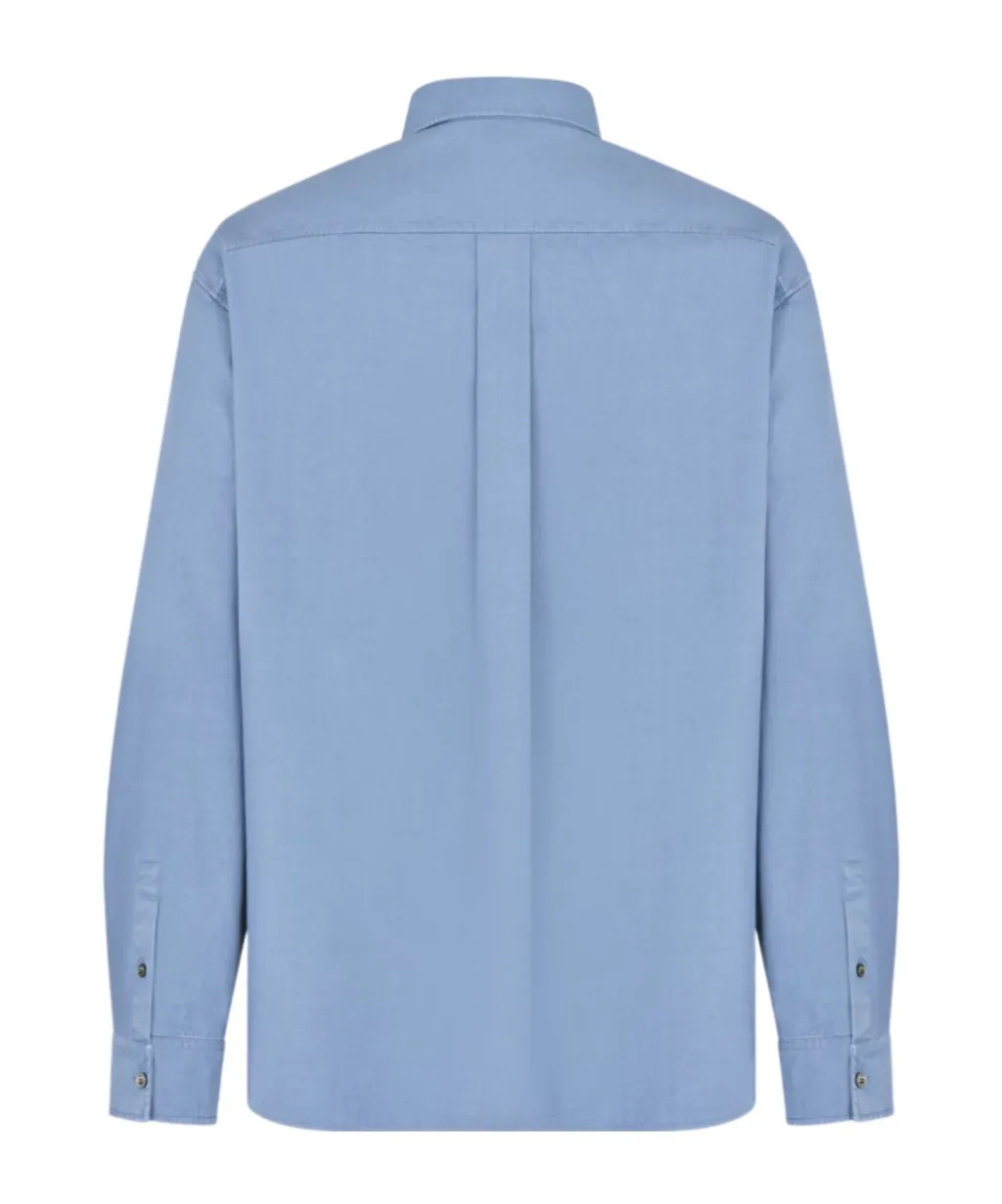 Dior Homme Logo Embroidered Long-Sleeved Shirt