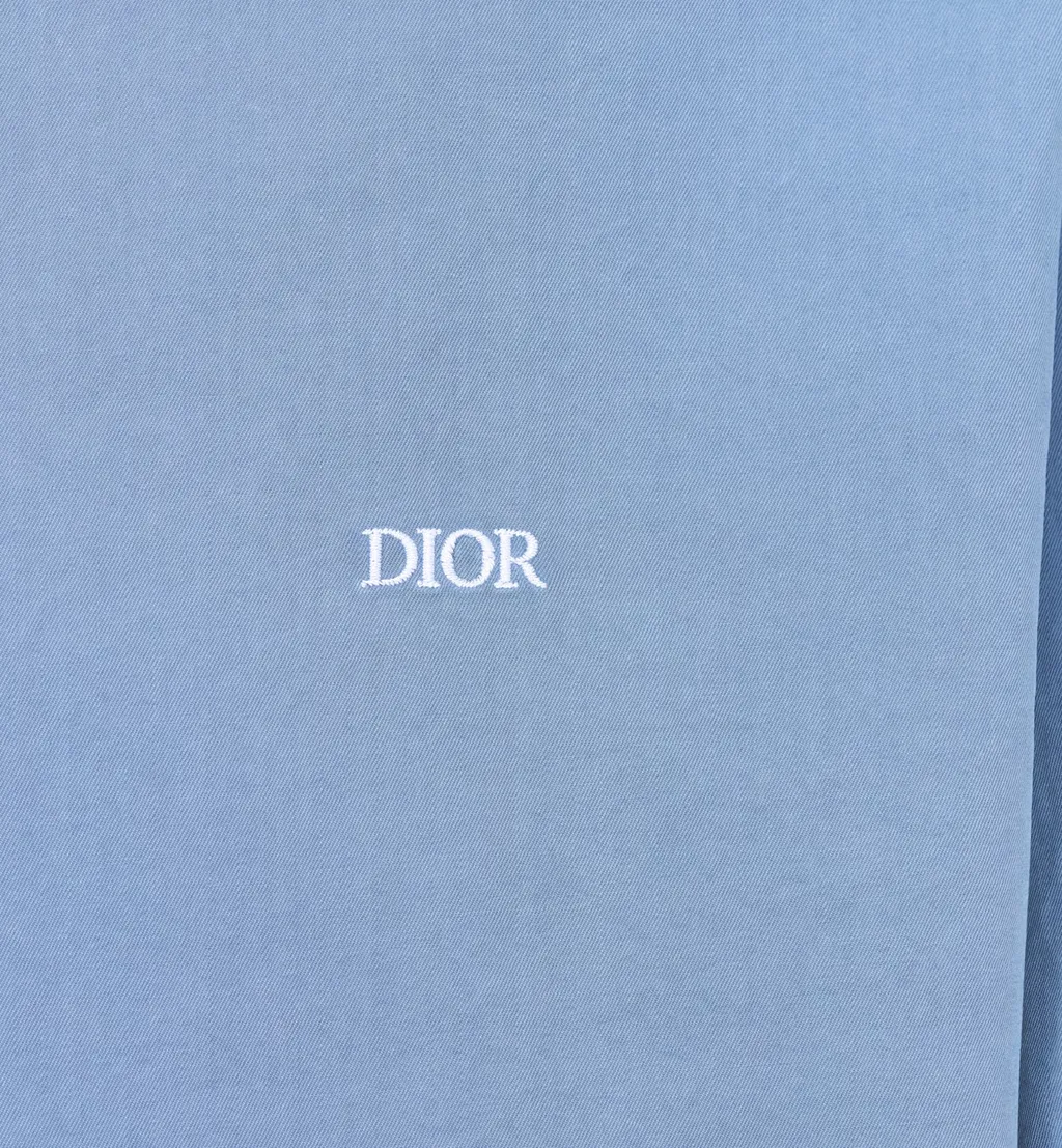 Dior Homme Logo Embroidered Long-Sleeved Shirt