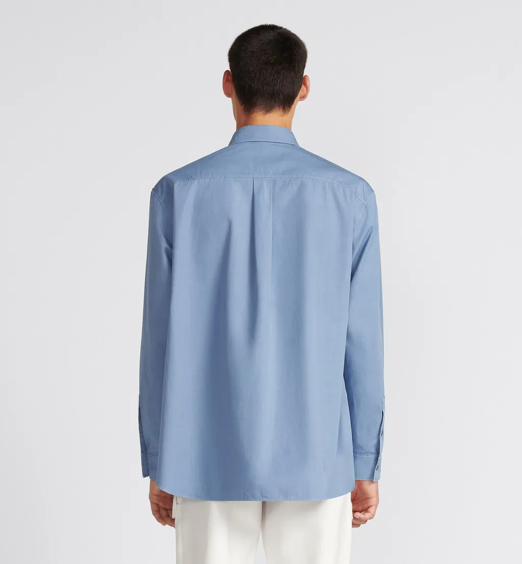 Dior Homme Logo Embroidered Long-Sleeved Shirt