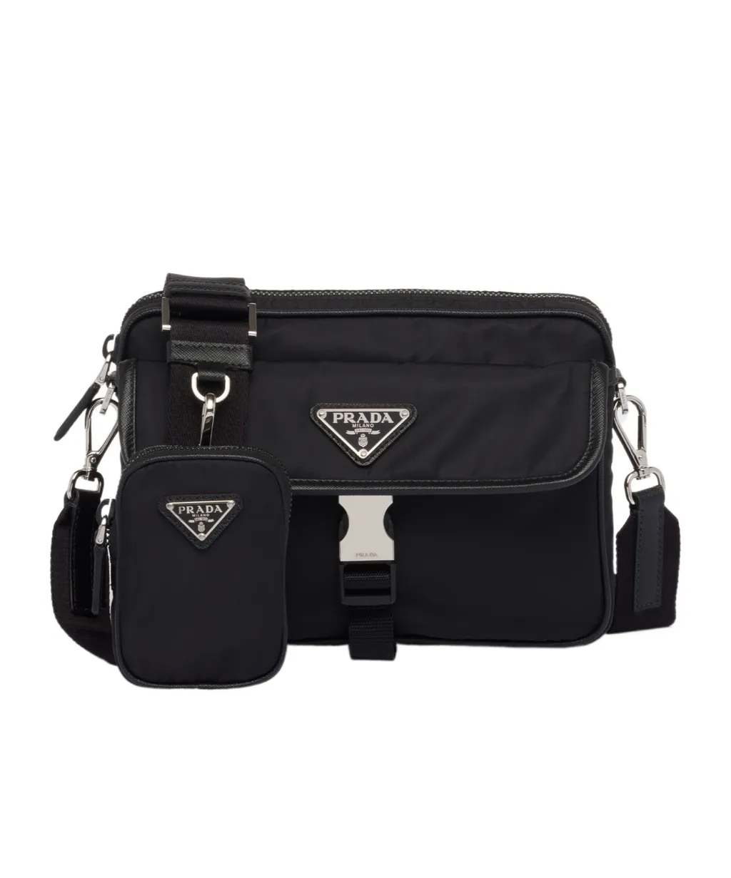 Prada Zipped Pouch Crossbody Bag