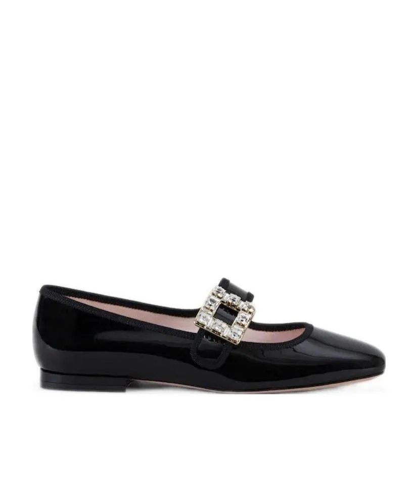 Roger Vivier TrÈS Vivier Buckle Embellished Babies Ballerinas