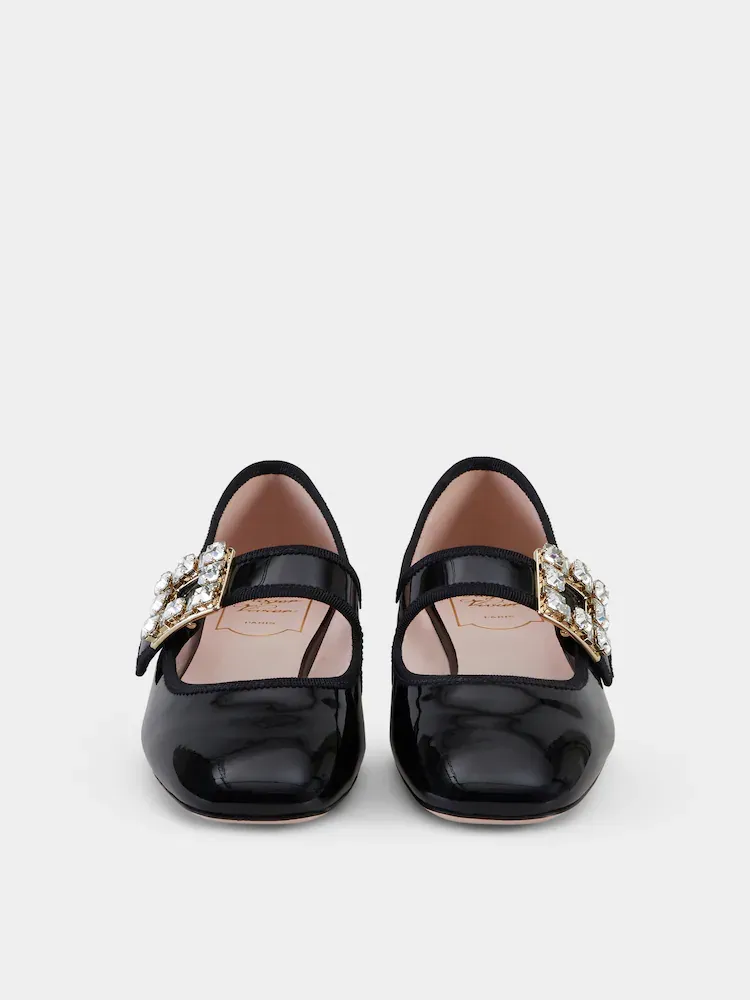 Roger Vivier TrÈS Vivier Buckle Embellished Babies Ballerinas