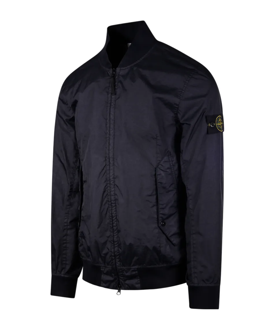 Stone Island Zip-Up Bomber Jacket