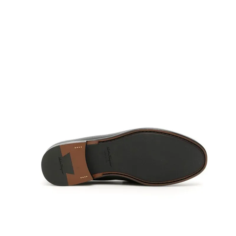 Salvatore Ferragamo Logo Plaque Slip-On Loafers
