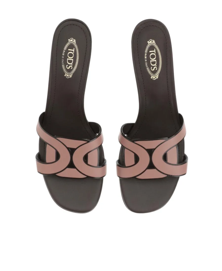 Tod's Interwoven-Strap Slip-On Mules