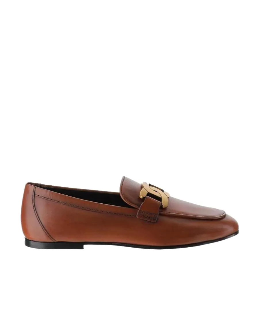 Tod's Kate Logo Plaque Loafers