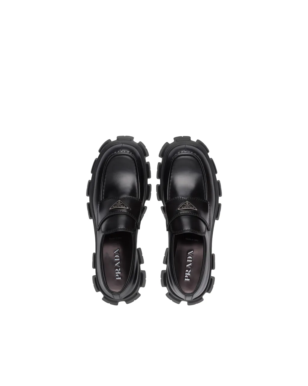 Monolith Brushed Leather Loafers