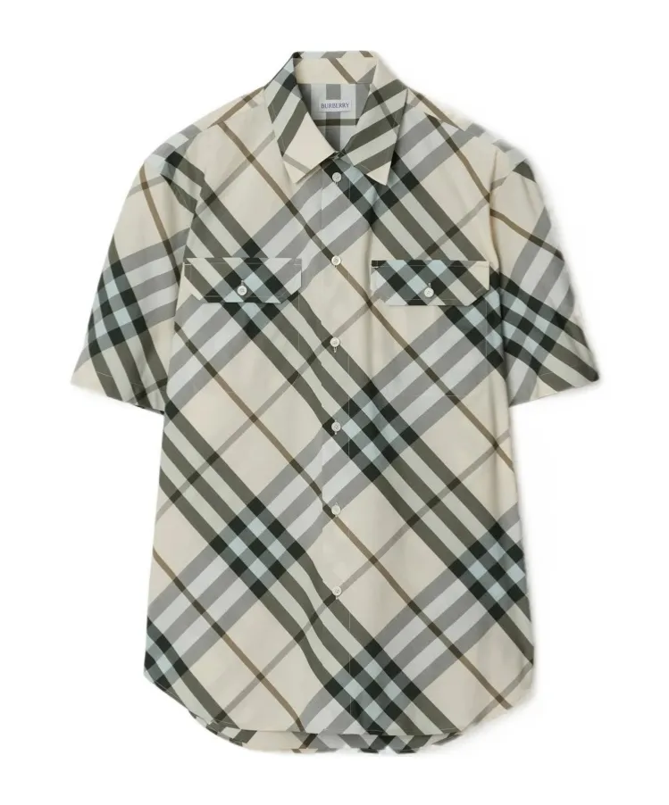 Burberry Nova Checkered Short-Sleeved Shirt
