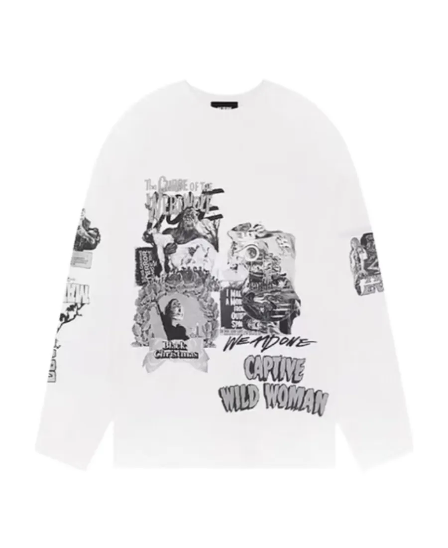 Printed Long-Sleeved T-Shirt