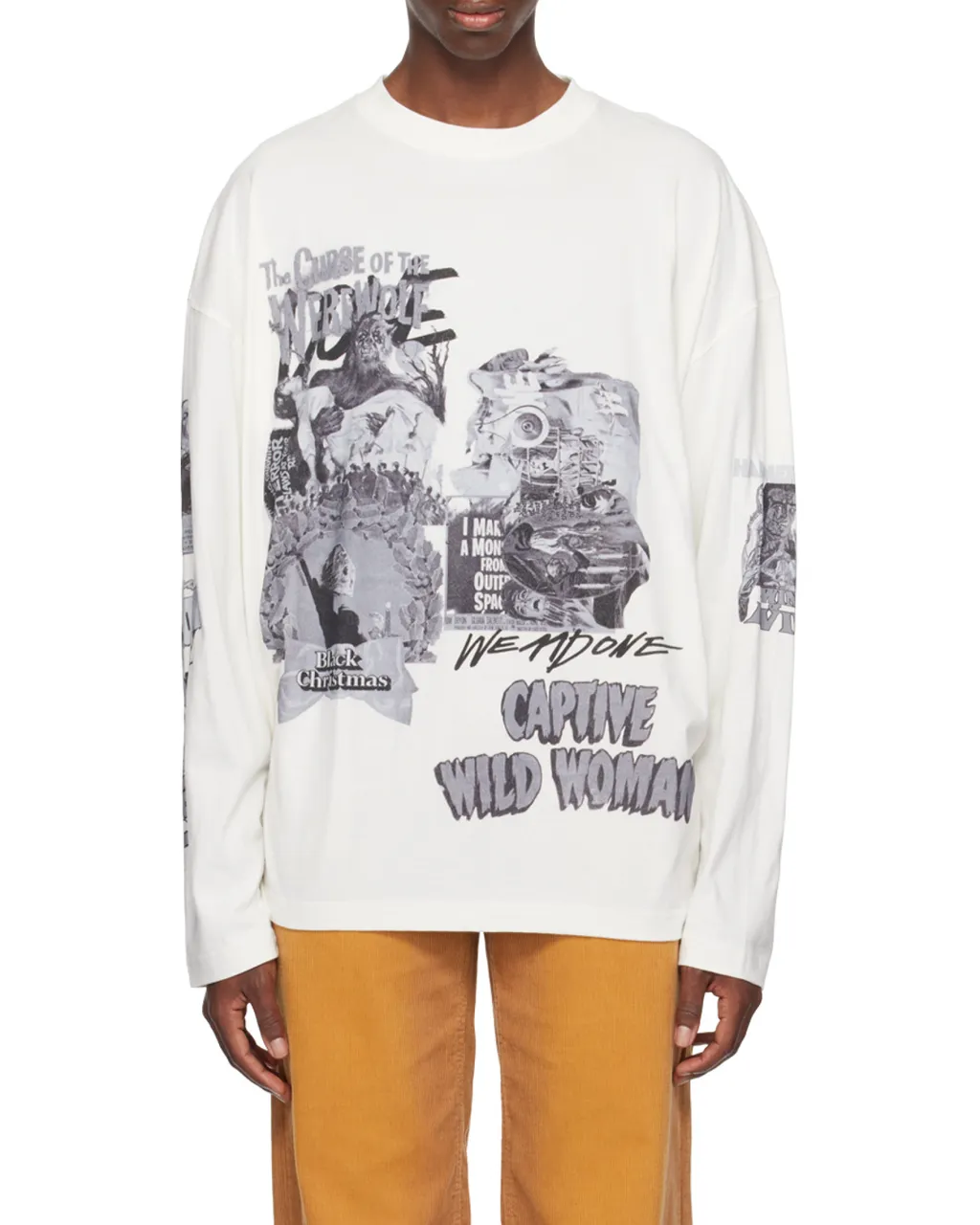 Printed Long-Sleeved T-Shirt