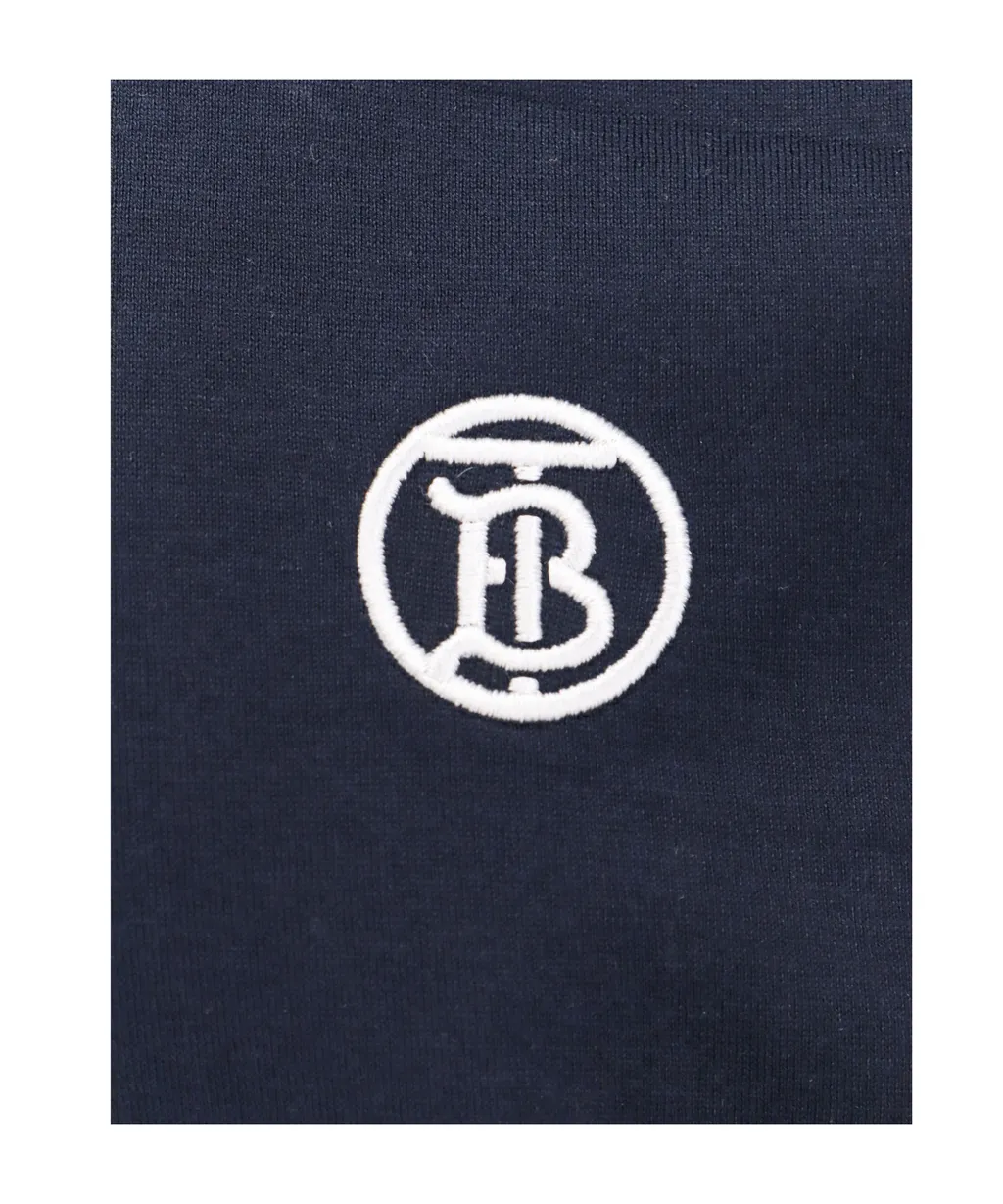 Burberry Logo Embroidered Crewneck T-Shirt