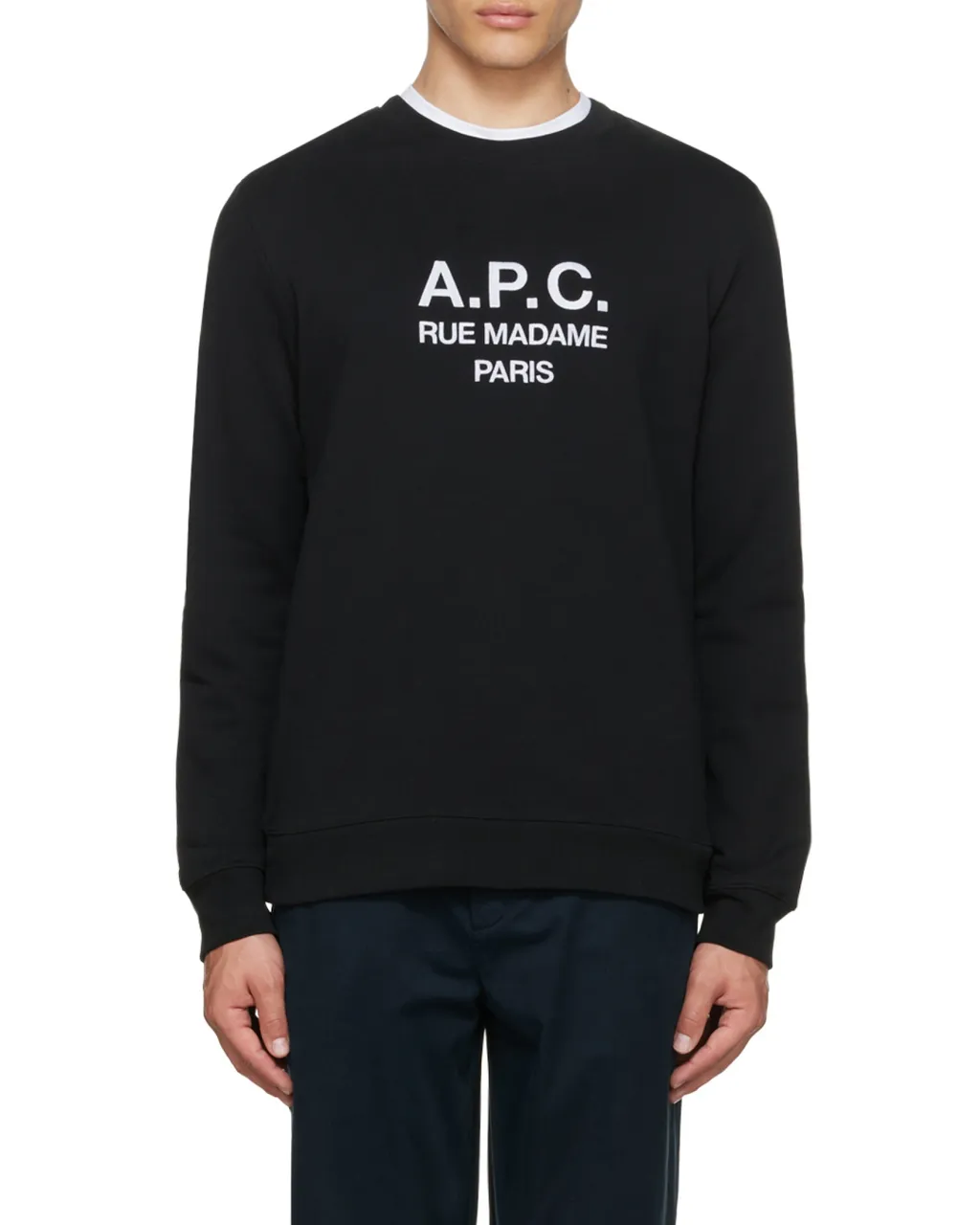 A.P.C. Logo Printed Crewneck Sweatshirt