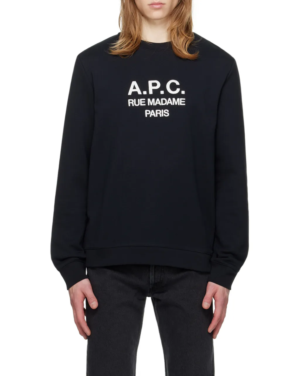 A.P.C. Logo Printed Crewneck Sweatshirt