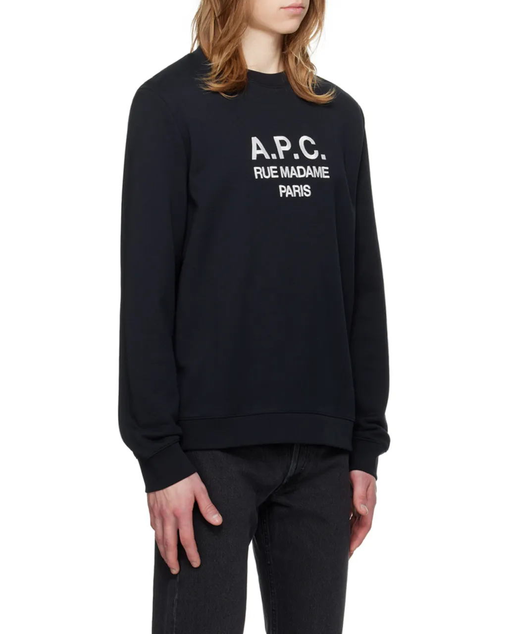 A.P.C. Logo Printed Crewneck Sweatshirt