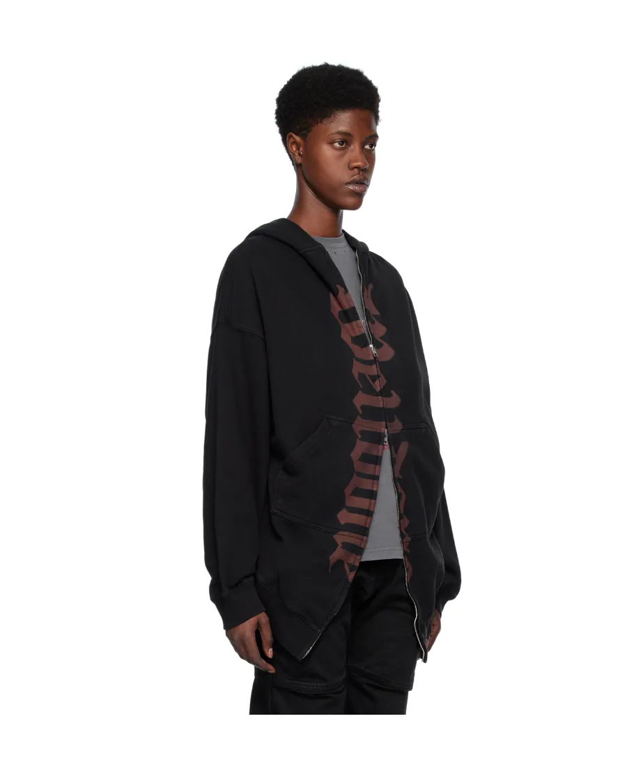 Logo-Print Zipped Hoodie