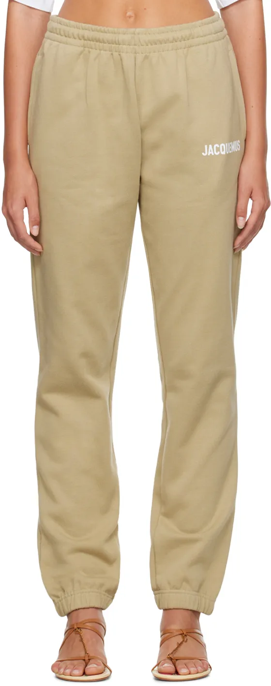 Jacquemus Logo Printed Elasticated Waistband Track Pants