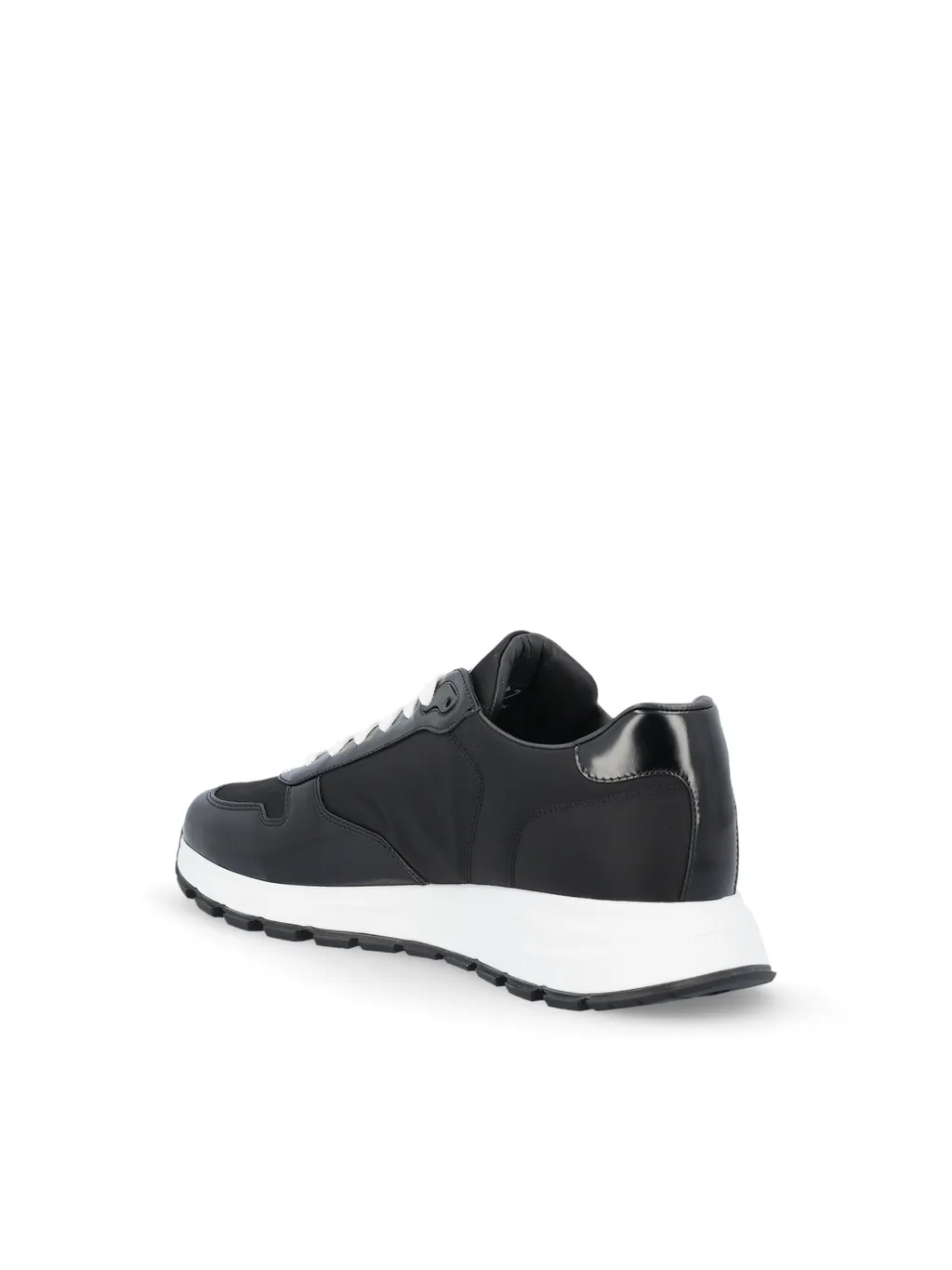 Prada Logo Plaque Low-Top Sneakers