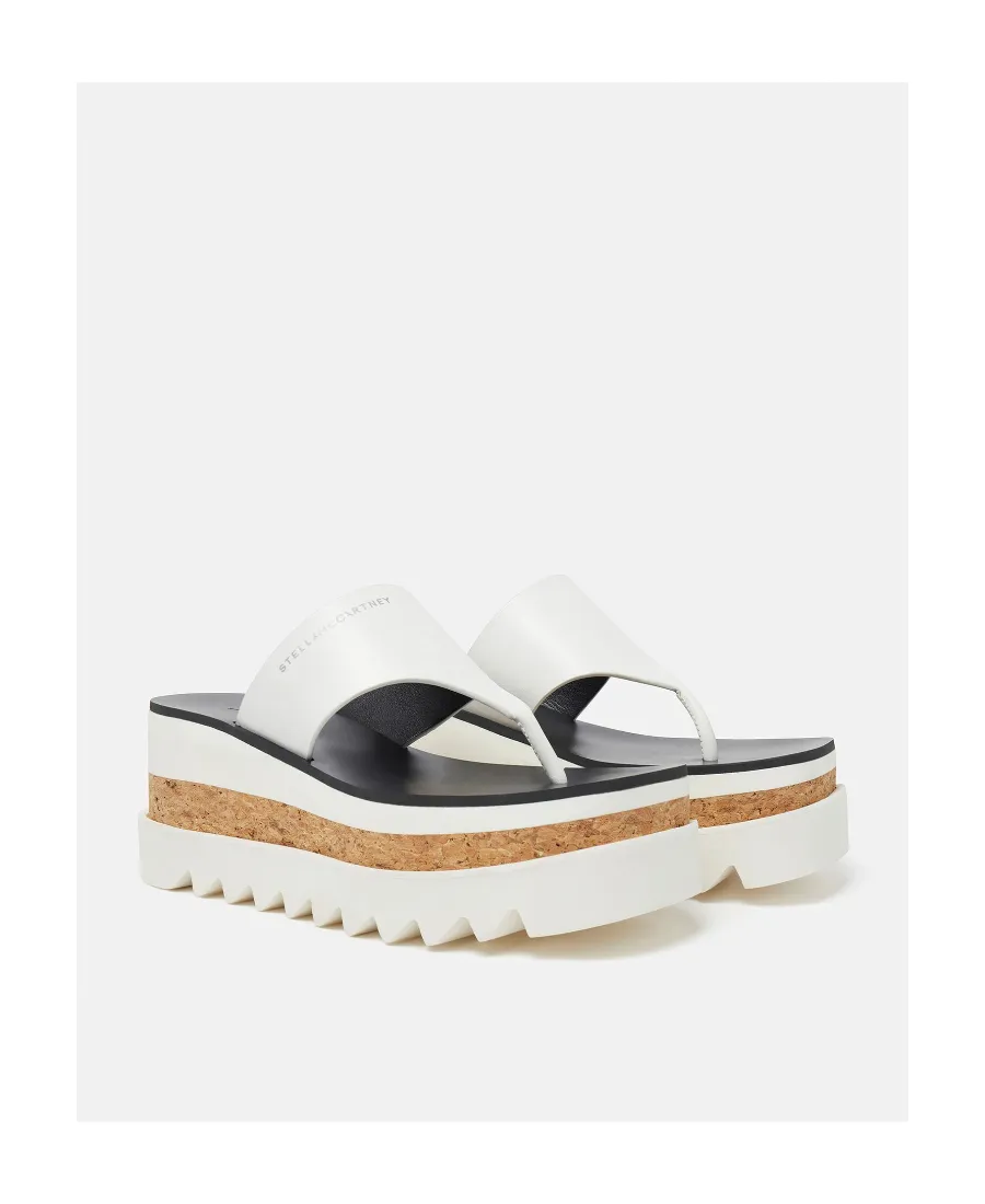 Stella Mccartney Sneak-Elyse Logo Printed Sandals