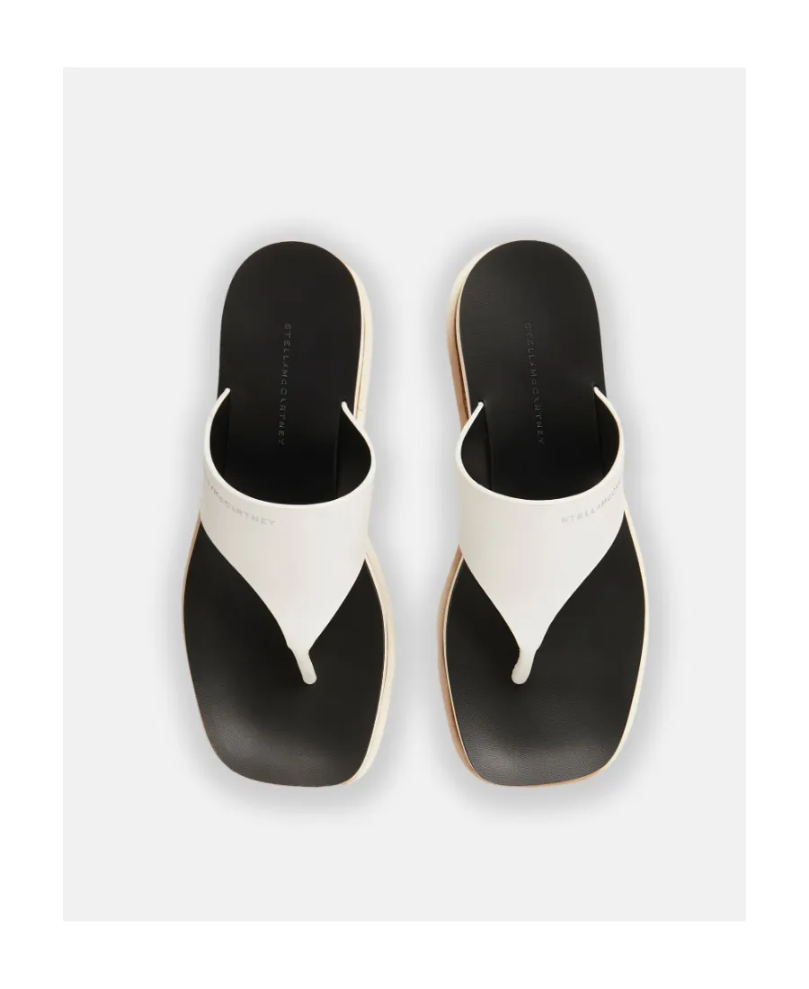 Stella Mccartney Sneak-Elyse Logo Printed Sandals